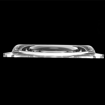 SMD 2835 PC 60 Degree 2 Ring LED Street Light Lens With Excellent Light Distribution