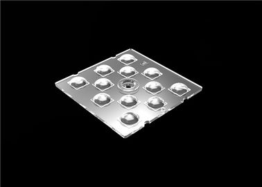 High Efficiency 93% LED Street Light Lens Array With Silicone Gasket Accessory