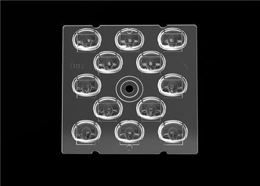 3030 SMD Wide Angle LED Lens , Optical Square LED Lens For Outdoor Lighting