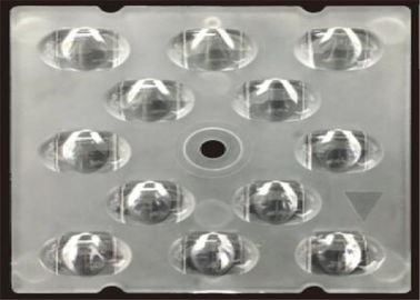 Asymmetrical LED Street Light Components 3030 LED Chips Lens No Light Pollution