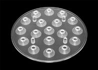 High Brightness LED Optics Lenses PMMA Material Transparent For LED Spot Lamp
