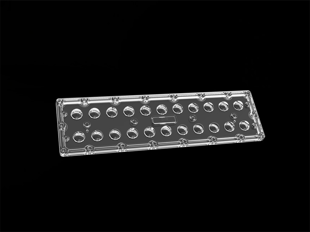 SMD7070 22 In 1 LED Flood Light Lens Symmetrical 60 Degree LED Street Light Lens