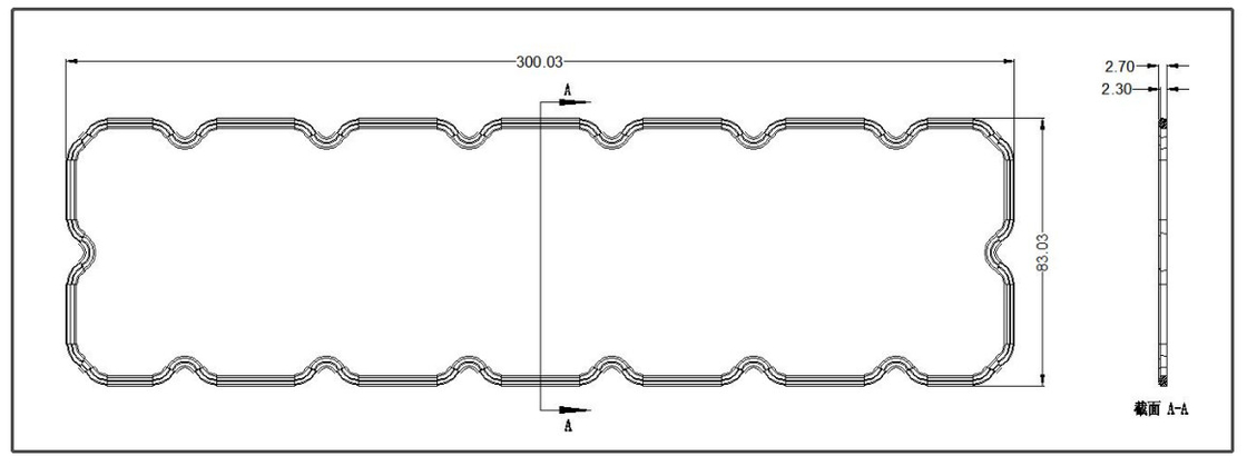 TYPE5 High Durability LED Street Light Lens With Low Loss SMD7070 22IN1  For Parking Lot Lighting