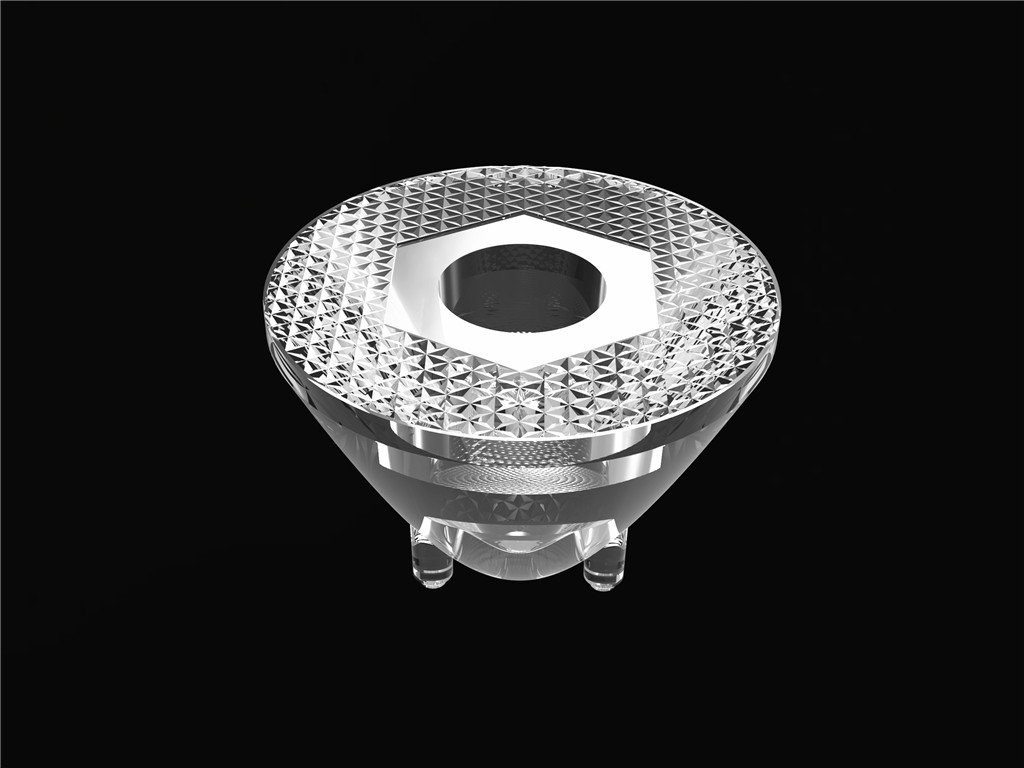 35*23.3mm IP66 Waterproof PMMA LED Lens For Uniform Light Distribution