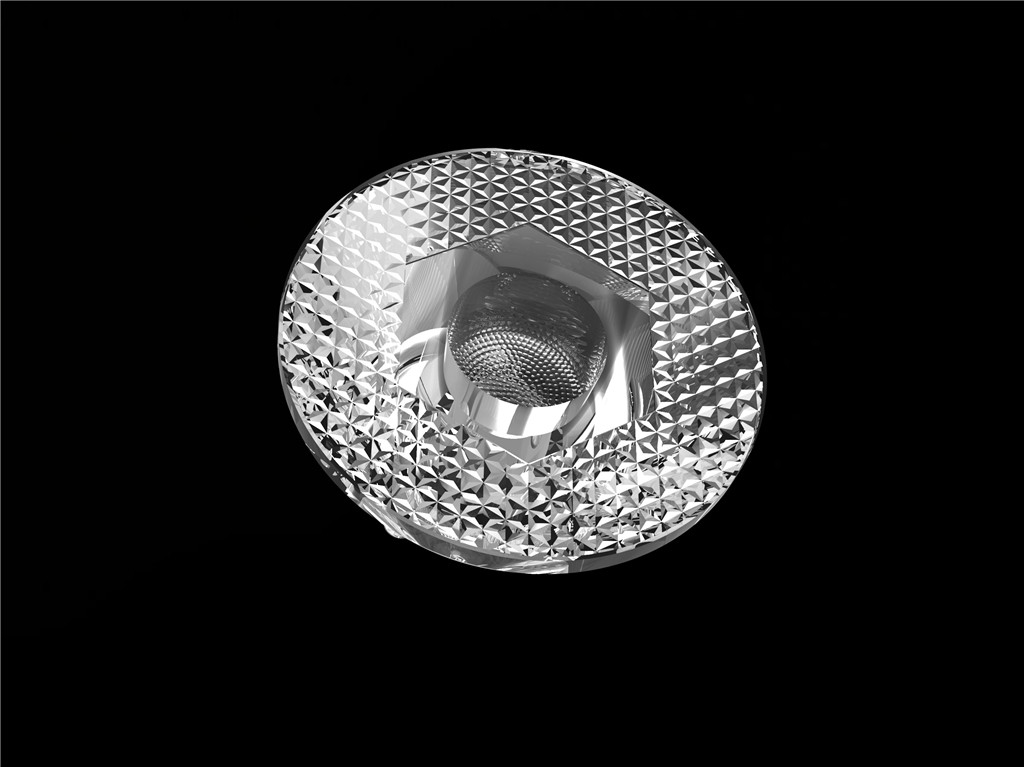 35*23.3mm IP66 Waterproof PMMA LED Lens For Uniform Light Distribution