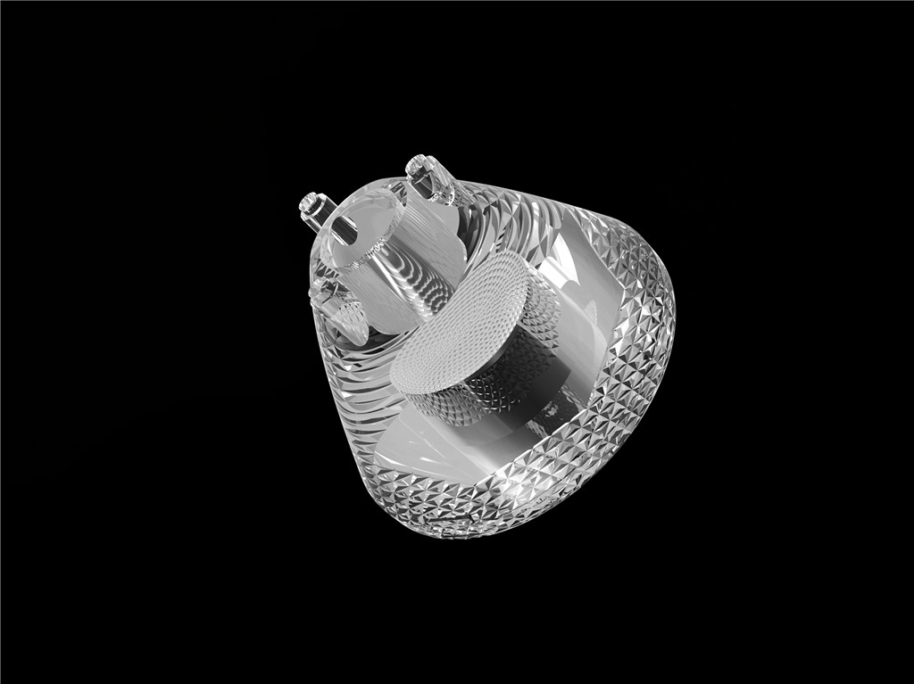 35*23.3mm IP66 Waterproof PMMA LED Lens For Uniform Light Distribution