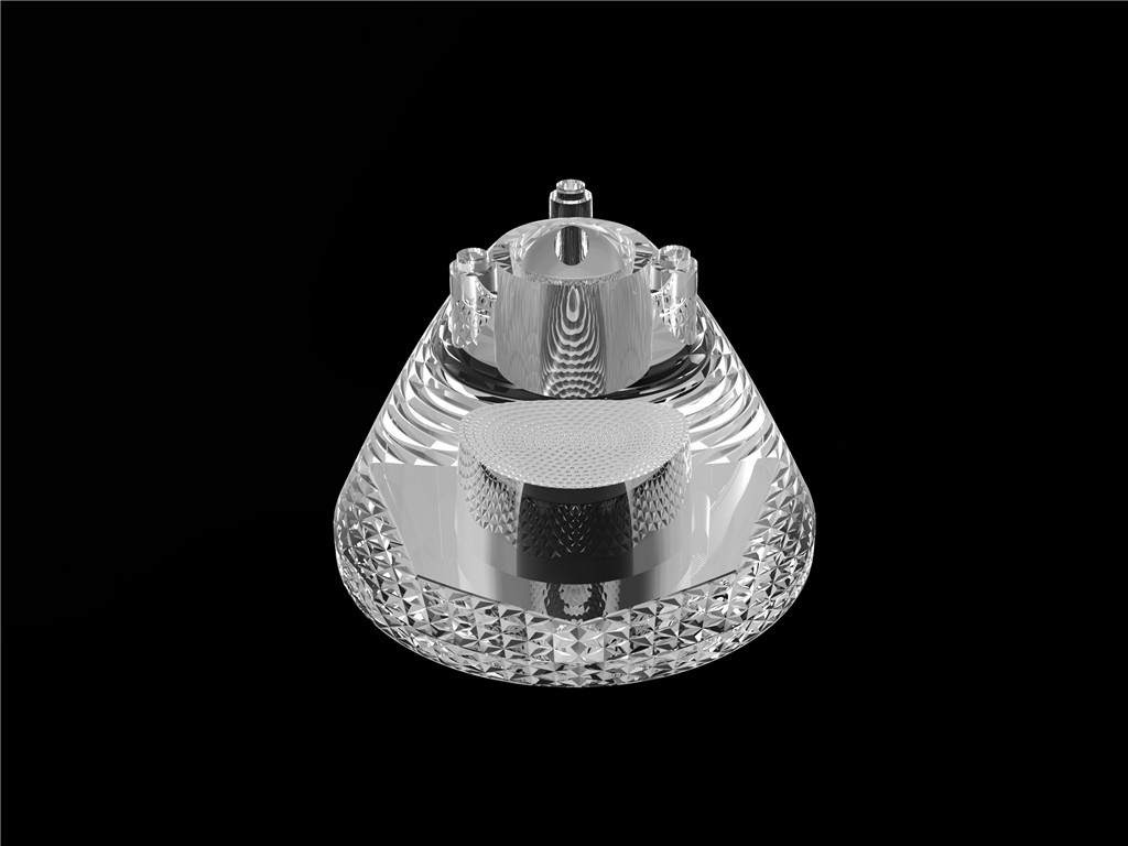 35*23.3mm IP66 Waterproof PMMA LED Lens For Uniform Light Distribution