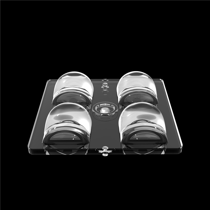 Polarized 60Degree 2*2 Multi-Lens High Transmittance 50*50mm For LED Track And Field Stadium Lighting