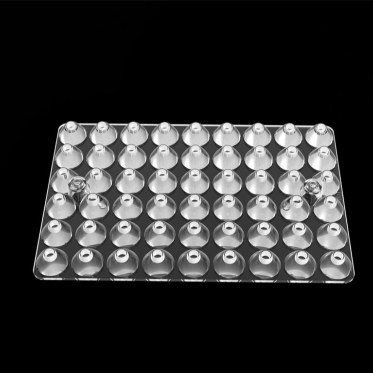 15 Degree 54 Optics In 1 Led Lens Array For Stadium  Lights / Pitch Lights / Street Lights / Square Lighting