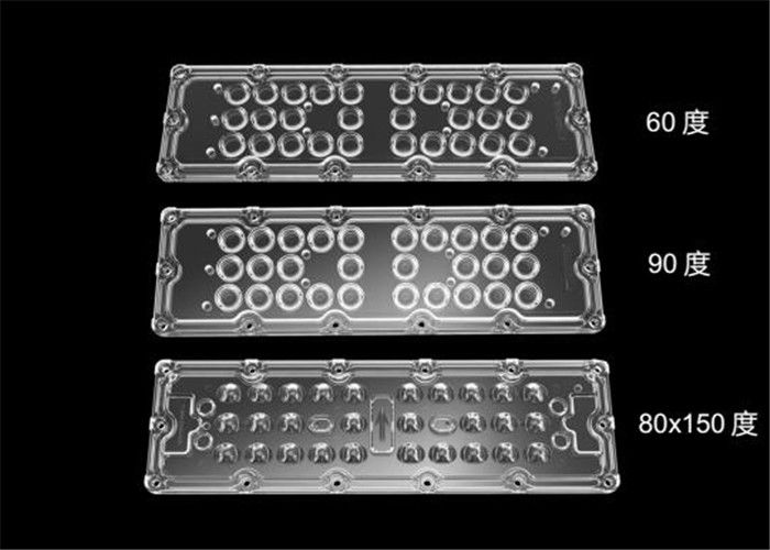 Symmetrical 60 Degree LED High Bay Light Fixtures Lens 28 In 1 For Tunnel Lighting