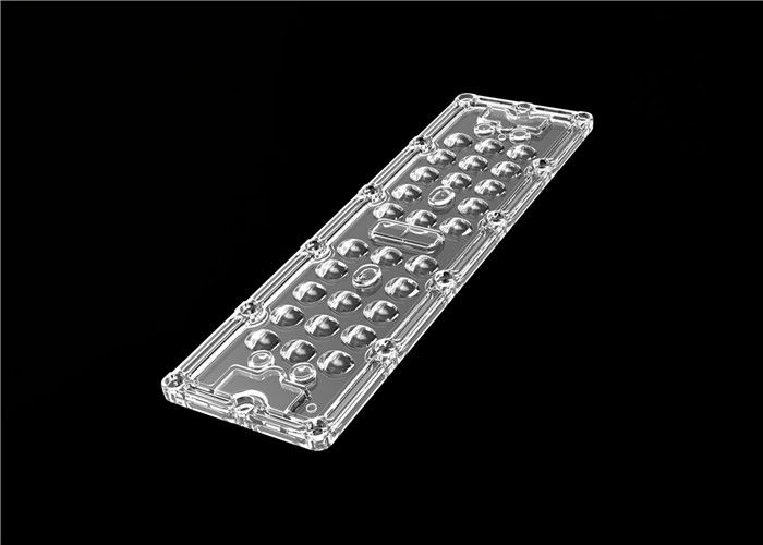Vertical 28 in 1 LED Street Light Module 80*150 Degree Lens With Heat Sink