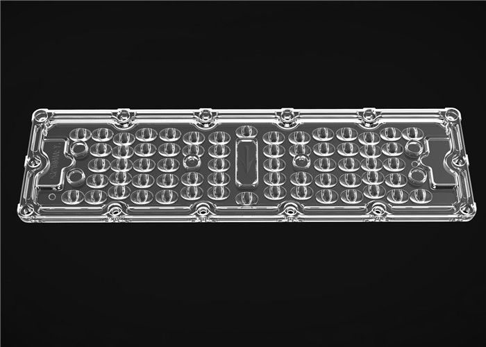 Rectangular LED Lens Array 64 In 1 LED Street Light Lens For Outdoor Lamp