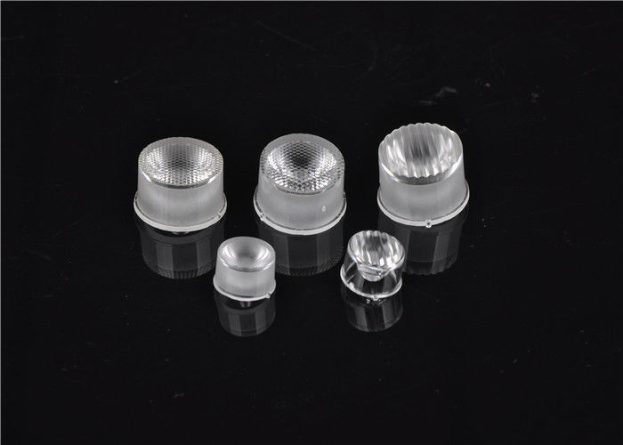 Water Resistant PMMA LED Lens 20*60 Degree Round Shaped For Wash Wall Lamp