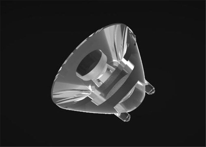 4° Single PMMA LED Lens High Luminous Flux For LED Flood Lamp / Light