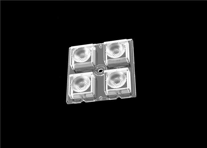 3535 / 5050 LED Lens 4 In 1 Flood Light Lens With 25 Degree Beam Angle