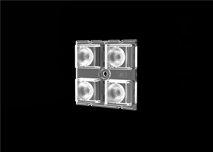 3535 / 5050 LED Lens 4 In 1 Flood Light Lens With 25 Degree Beam Angle