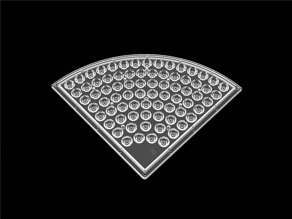 Special Shape LED Lens Reflector / LED Strip Lens D235*H9.4mm PC Material
