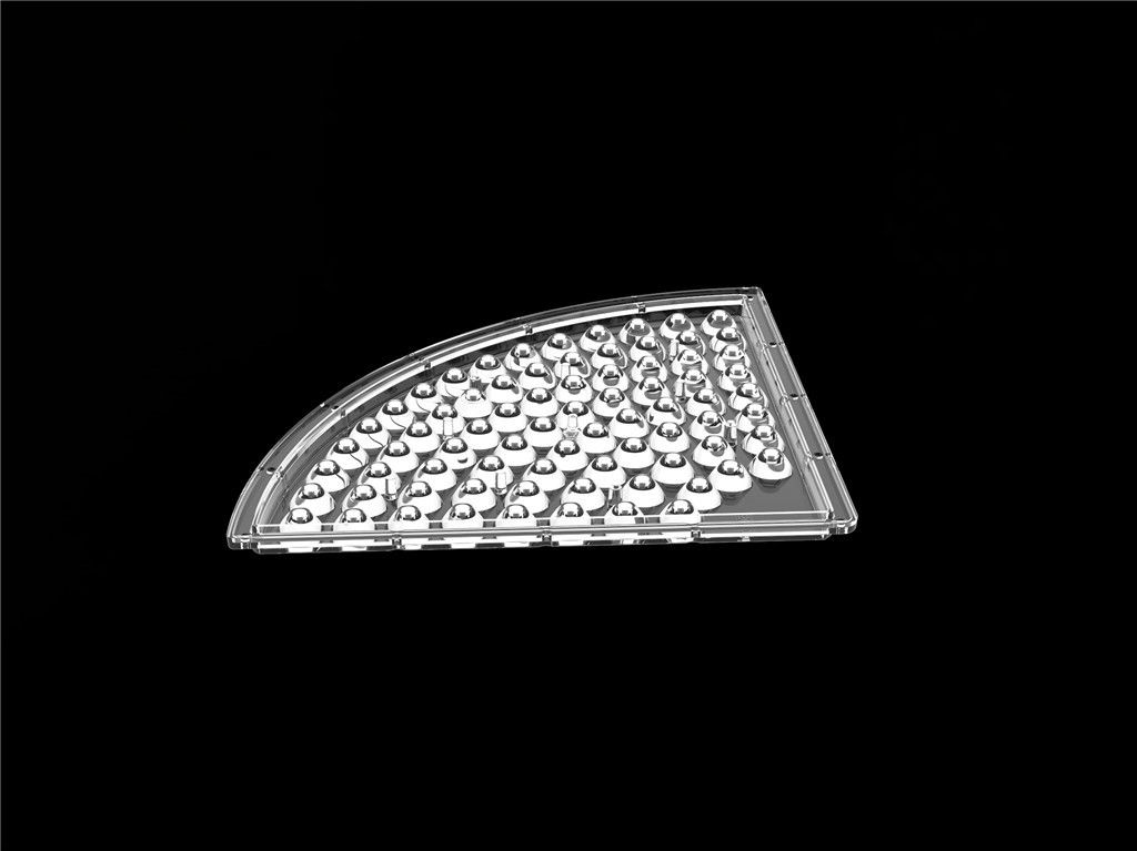 Special Shape LED Lens Reflector / LED Strip Lens D235*H9.4mm PC Material