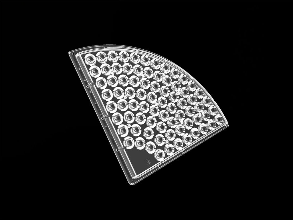 76 In 1 LED Optics Lenses For High Bay Light 90 Degree Beam Angle